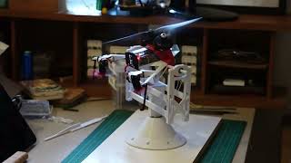 Intermeshing Quadcopter on Test Gimbal [upl. by Ohare624]