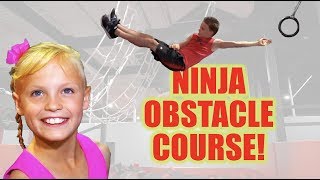 NInja Vs NInja Obstacle Course Ninja Kidz TV [upl. by Atibat]