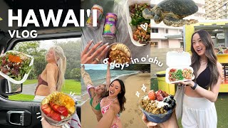 HAWAI’I VLOG first time in o’ahu  finding the best eats hiking amp exploring the north shore [upl. by Christmas]