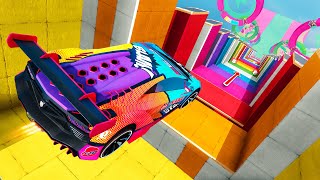 GTA 5 MEGA RAMP GAMEPLAY ▸ NO COPYRIGHT GAMEPLAY for TIKTOK amp YOUTUBE  4K 60FPS  508 [upl. by Tadeo]