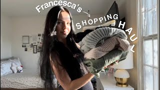 FRANCESCAS HAUL  shopping haul  try on [upl. by Wendolyn492]