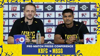 KBFC vs MBSG  ISL 10  PreMatch Press Conference  Kerala Blasters [upl. by Vick]