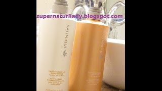 Satinique Smooth Moisture Shampoo amp Conditioner Review on Natural Hair [upl. by Selway]