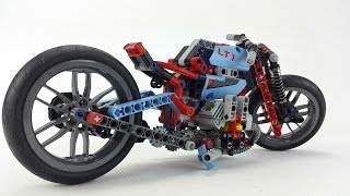 LEGO® Technic 42036 BModell Retro Bike Review [upl. by Hajile]