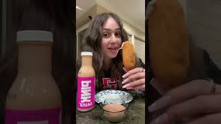 KOREAN MOZZARELLA CORN DOGS candy food [upl. by Capps16]