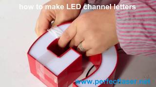 How to Make LED Channel LettersAcrylic BenderChannel Letter Bender [upl. by Scot]