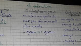 la dérivation lexicologie S3 partie 1 👍 [upl. by Dorrahs]