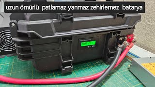 uzun ömürlü patlamaz yanmaz piller 256v 100ah lifepo4 battery [upl. by Hsirahc645]