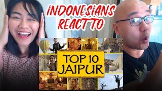 Indonesians React To Top 10 Things To DoSee  Jaipur [upl. by Trumann]