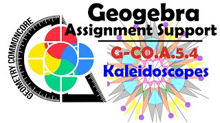 GeoGebra  GCOA54  Create a Kaleidoscope Image [upl. by Zandra]