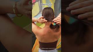 Hack Cómo acomodar tu cabello para usar un broche💖 [upl. by Elurd237]