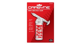 CARBYNE Mini Grease Gun Instructional Video [upl. by Gavin875]