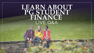 Learn About Postgraduate Student Finance  Live QampA [upl. by Sunshine]