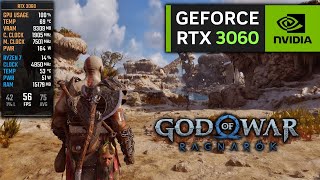 RTX 3060 on God of War Ragnarok  Excellent optimization [upl. by Kery]