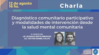 Diagnóstico comunitario participativo e intervención desde la salud mental comunitaria [upl. by Alexandra]