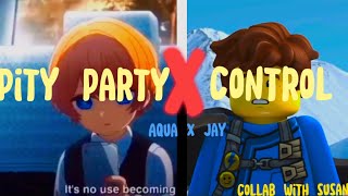 Pity Party X Control  Collab with susy  Aqua and Jay Edit [upl. by Aratnahs]