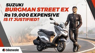 2023 Suzuki Burgman Street 125 EX Review  Worth The EXTRA PRICE  BikeWale [upl. by Eiro884]