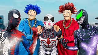 TEAM SPIDER MAN in REAL LIFE 331  Marvels SpiderMan 2  NAPOLEON  AMERICAN FICTION  Tiger 3 [upl. by Musser148]