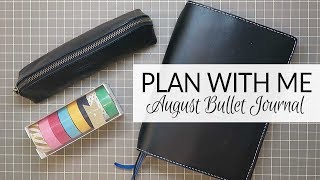 Plan With Me  Bullet Journal  August 2017 [upl. by Uriah]