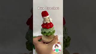 Crochet Christmas Tree 🎅🎄 Santa Claus K22 [upl. by Lledra]