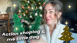 VLOGMAS 3  ACTION SHOPLOG MET KERSTDECORATIE ETEN amp BEAUTY amp ME TIME DAG  Zeg Maar Mich [upl. by Rafe]