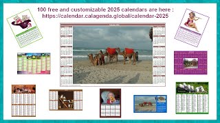 2025 calendars [upl. by Tioneb]