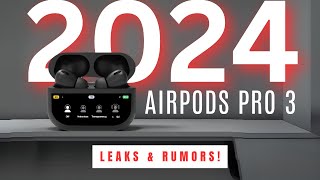 AIRPODS PRO 3 RELEASING NEXT WEEK  NEW 2024 AIRPODS PRO 3 LEAKED [upl. by Pascoe]