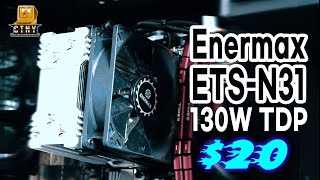 20 Enermax ETSN31 CPU Cooler Unboxing  Installation – CoolerMaster Hyper 212 Evo Killer [upl. by Conrad]