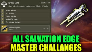 All Salvation Edge Raid Master Challenges Destiny2 [upl. by Audun]