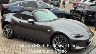 2024 Mazda MX5 ExclusiveLine [upl. by Aisekal402]