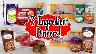 The BEST 3Ingredient Recipes  QUICK amp EASY DINNER IDEAS  Fast Tasty Simple Meals  Julia Pacheco [upl. by Sweatt]