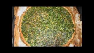 QUICHE AUX EPINARDS ET LARDONS الحلال  SPINACH QUICHE BACON  السبانخ كيشي [upl. by Atsed]