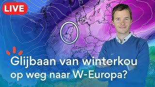 LIVE Koning Winter lonkt naar WestEuropa Toenemende kansen op schaatsplezier [upl. by Nitsirt229]