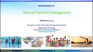 Marine Fisheries Management lecture 1 Introduction to fisheries [upl. by Ennovahc745]