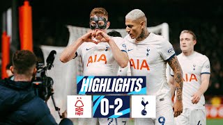 NOTTINGHAM FOREST 02 TOTTENHAM HOTSPUR  PREMIER LEAGUE HIGHLIGHTS  KULUSEVSKI MASTERCLASS [upl. by Naitsihc]