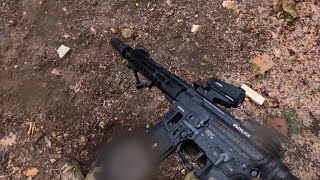 Umbrella Armory RHop Barrel  XForce Unit Airsoft test [upl. by Acimad326]