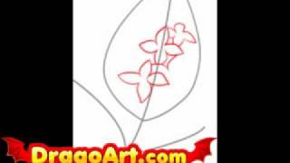 How to draw lilacs step by step [upl. by Kcirednek]