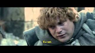 Diálogo entre Frodo e Sam Emocionante  Senhor dos Anéis As Duas Torres [upl. by Kurys174]