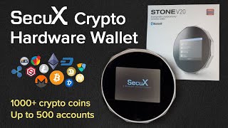 SecuX V20 Offline Hardware Wallet For Bitcoin amp More [upl. by Hanni]