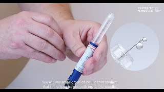 Priming pen needle video [upl. by Bj]