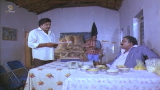 Ambareesh Kadak Talk With President Doddanna  Midida Hrudayagalu Kannada Movie Scene [upl. by Ennaihs376]