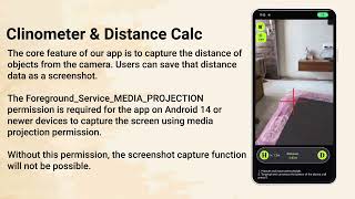 Clinometer amp Distance calc media projection video [upl. by Cort466]