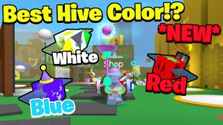 The NEW Best Hive Color Bee Swarm Simulator [upl. by Cameron]