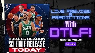 20242025 NBA LAKERS SCHEDULE RELEASE BREAKDOWN amp PREDICTION [upl. by Tudor]