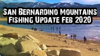 Fishing Update San Bernardino Mountains Fishing Reports  February 18th  2020 [upl. by Benia339]