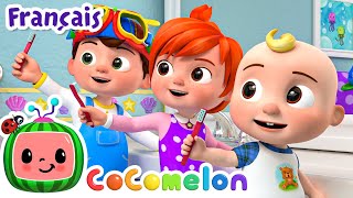 Brosse bien  Épisode Complet  CoComelon en Français  Chansons pour bébés [upl. by Anikahs]