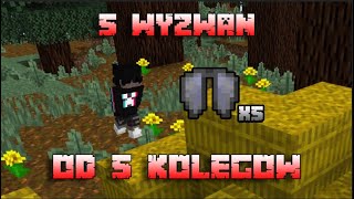 5 wyzwań od 5 kolegów  odc 2 MINECRAFTSURVIVAL odc 7 [upl. by Cindelyn306]