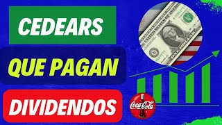 Cedears cuáles son las empresas que pagan dividendos en dólares 🤑 [upl. by Nylynnej7]