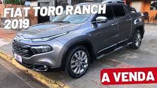 FIAT TORO RANCH 20 4X4 TURBO DIESEL 2019 COM BAIXO KM À VENDA [upl. by Gaiser]