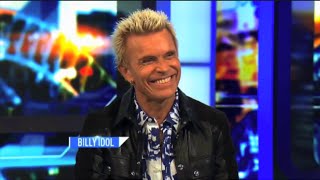 Billy Idol  Interview for The Project on Australian TV [upl. by Eyks]